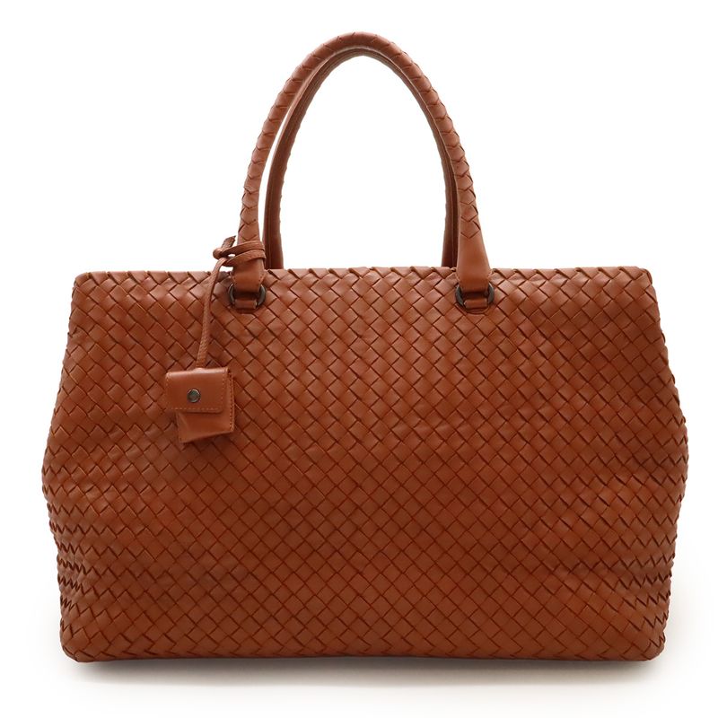 Bottega Veneta Intrecciato Boston Bag Travel Bag Travel Cabasn Handbag Leather