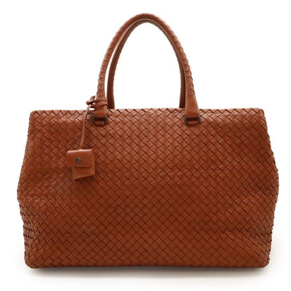 Bottega Veneta Intrecciato Boston Bag Travel Bag Travel Cabasn Handbag Leather