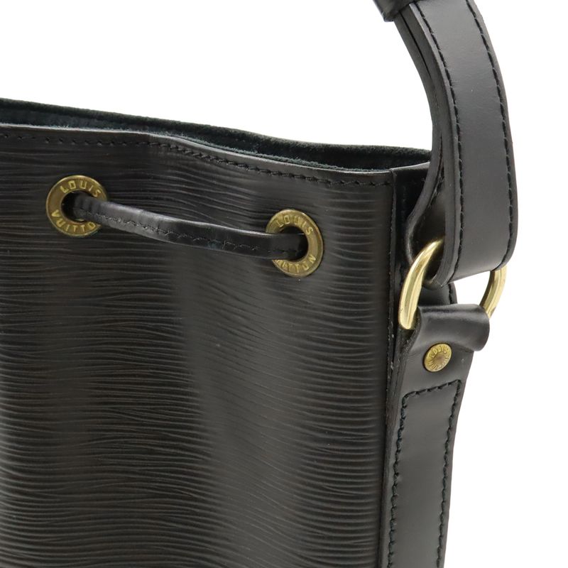 Louis Vuitton Epi Noe Shoulder Bag One Shoulder Semi Shoulder Drawstring Noir