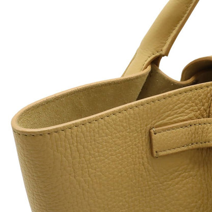 Celine Big Bag Small Handbag 2WAY Shoulder Bag Crossbody Leather Cream Beige