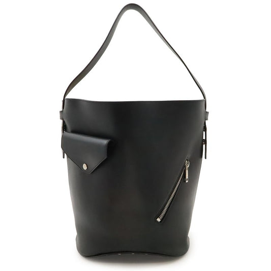 Celine Bucket Biker Shoulder Bag One Shoulder Semi Shoulder Leather Black