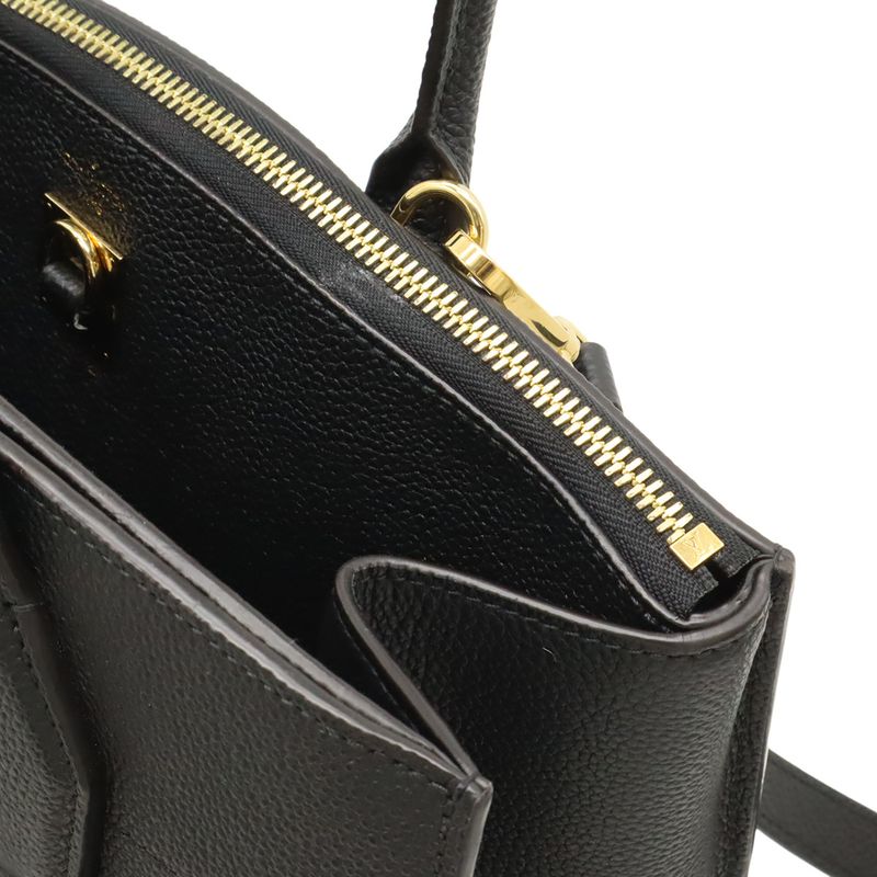 Louis Vuitton City Steamer MM Handbag 2WAY Shoulder Bag Shoulder Taurillon