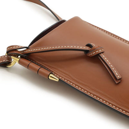 Loewe Anagram Gate Pocket Shoulder Bag Shoulder Pouch Pochette Calfskin Leather