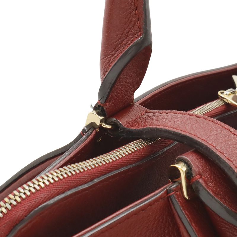 Cartier C De Cartier SM Handbag Tote Bag 2WAY Shoulder Bag Crossbody Leather