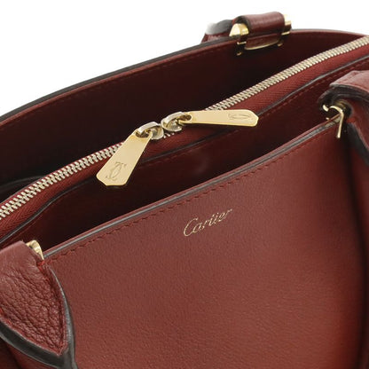 Cartier C De Cartier SM Handbag Tote Bag 2WAY Shoulder Bag Crossbody Leather