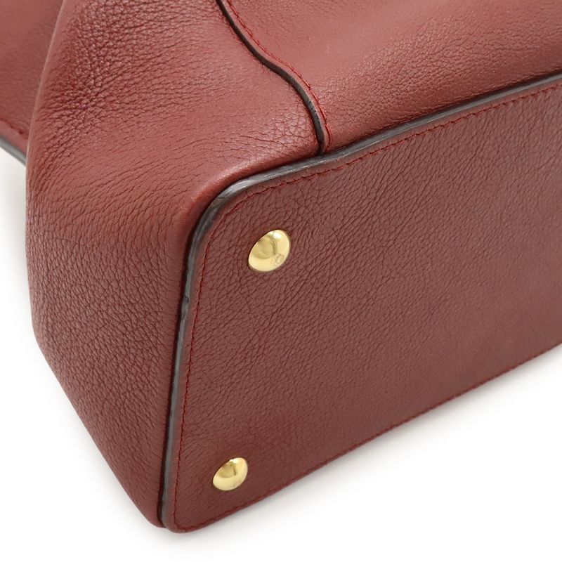 Cartier C De Cartier SM Handbag Tote Bag 2WAY Shoulder Bag Crossbody Leather