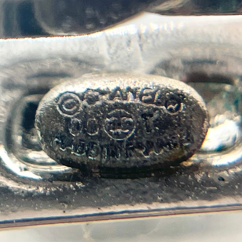 Chanel Earring Set 00a Coco Mark Earring Ladies Lame