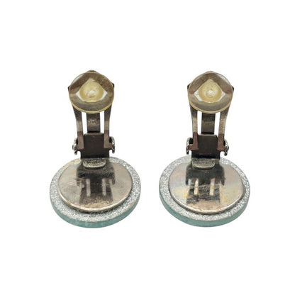 Chanel Earring Set 00a Coco Mark Earring Ladies Lame