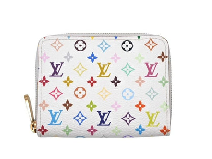 Louis Vuitton LV Zippy Coin Purse Takashi Murakami Multicolor