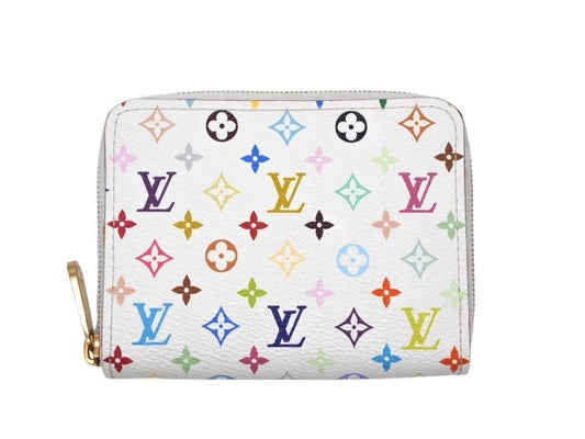 Louis Vuitton LV Zippy Coin Purse Takashi Murakami Multicolor
