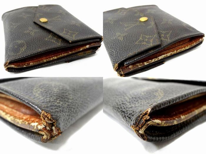 3F Vuitton Wallet - M61660 883an Porte Monet Bier Old Shape Double Hook Louis