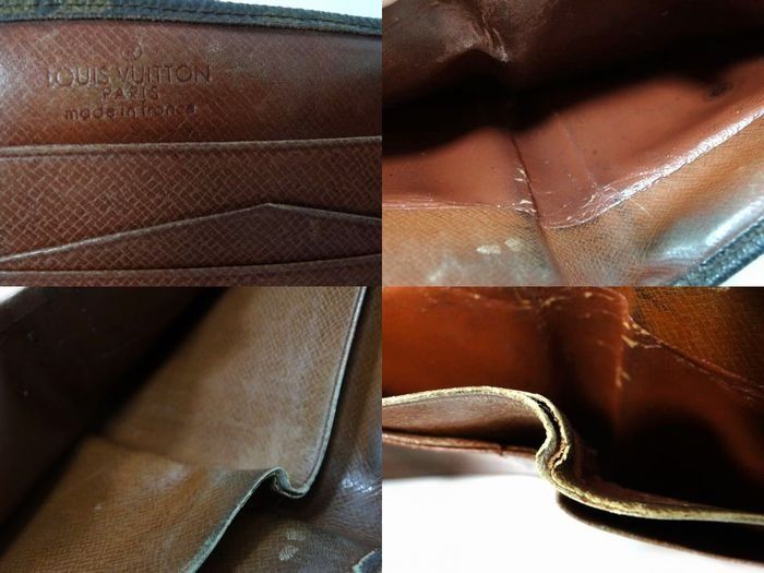 3F Vuitton Wallet - M61660 883an Porte Monet Bier Old Shape Double Hook Louis