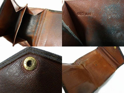 3F Vuitton Wallet - M61660 883an Porte Monet Bier Old Shape Double Hook Louis