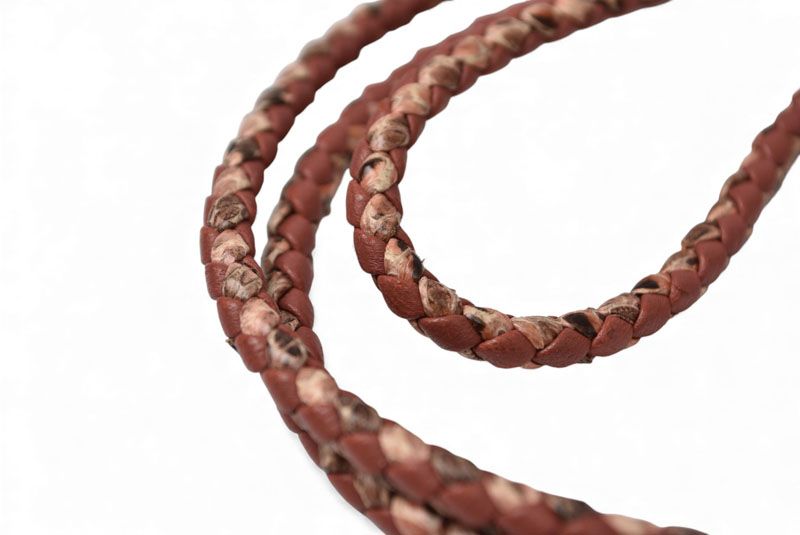 Bottega Veneta Unused Neck Strap Bottega Veneta Nappa Earrings Snake Dark Pink