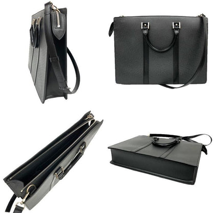 Louis Vuitton Taiga Porte Documents Rosin M30052 Ardoise Black Business Bag