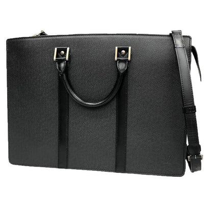 Louis Vuitton Taiga Porte Documents Rosin M30052 Ardoise Black Business Bag