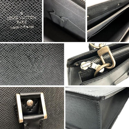 Louis Vuitton Taiga Porte Documents Rosin M30052 Ardoise Black Business Bag