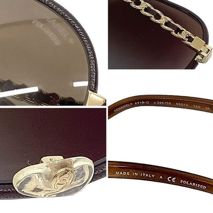 Chanel Sunglasses 4189-q C.395 S9 Teardrop Brown Eyewear Aq12089