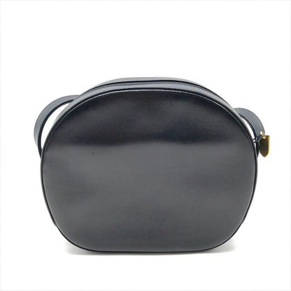 Cartier Sapphire Leather Gold Shoulder Bag Navy