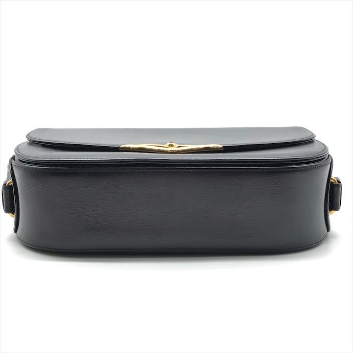 Cartier Sapphire Leather Gold Shoulder Bag Navy