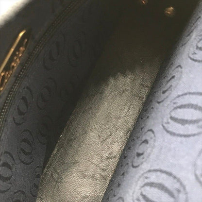 Cartier Sapphire Leather Gold Shoulder Bag Navy