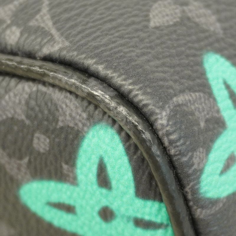 Louis Vuitton Handbag Monogram Eclipse Speedy Bandoliere 25 M21399 Black Green