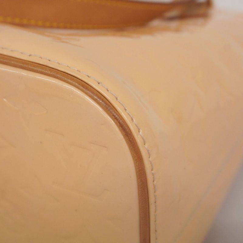 Louis Vuitton Tote Bag Vernis Houston M91302 Marshmallow Pink Women