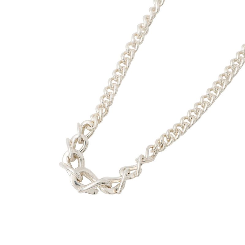 Tiffany & Co. Necklace Forge Graduated 16 Silver