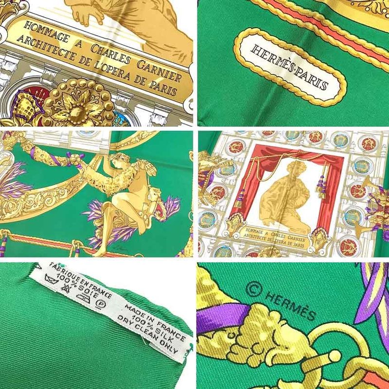 Hermes Carré 90 Scarf Hommage A Charles Garnier Sha Lou A Tribute To Garnier