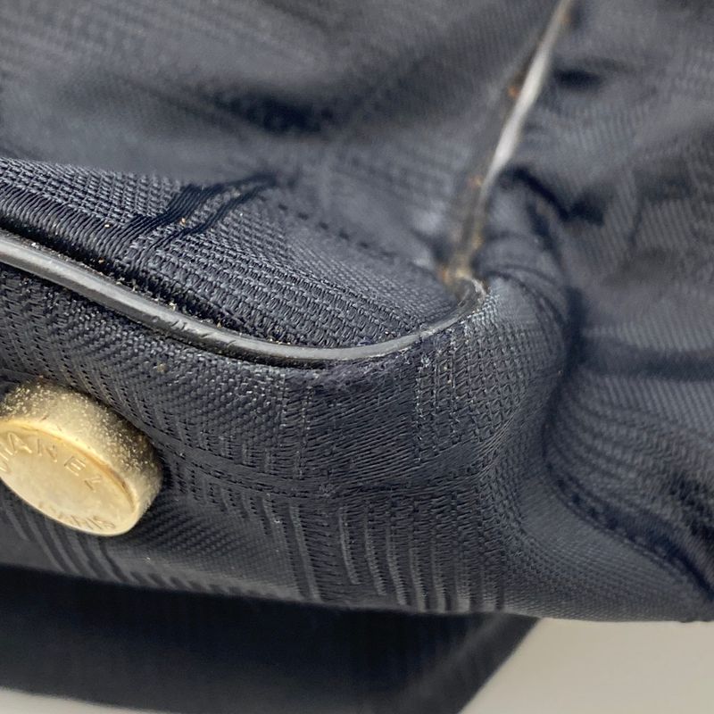 Chanel Handbag Tote New Travel Line MM Nylon Canvas Black Ladies Men Vintage