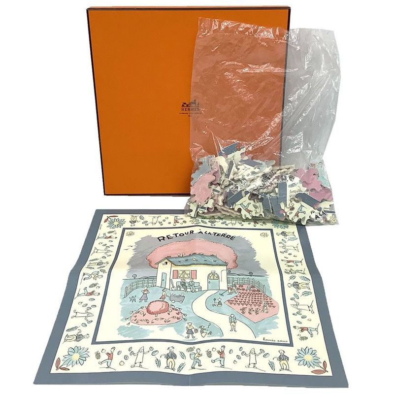 Hermes Jigsaw Puzzle RE TOUR A LA Terre Going Home Unused Hermes Hobby Toy