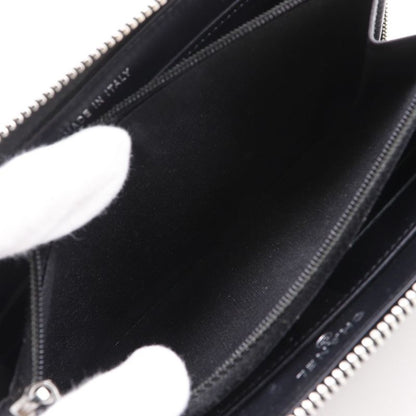 Chanel Brilliant Round Zipper A50106 Enamel Black Ladies Long Wallet