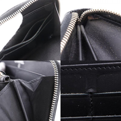 Chanel Brilliant Round Zipper A50106 Enamel Black Ladies Long Wallet