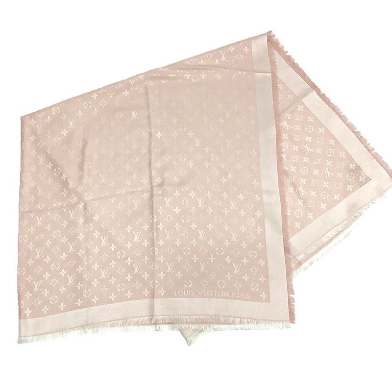 Louis Vuitton Shawl Monogram M72046 Large Shawl Pink Aq12003