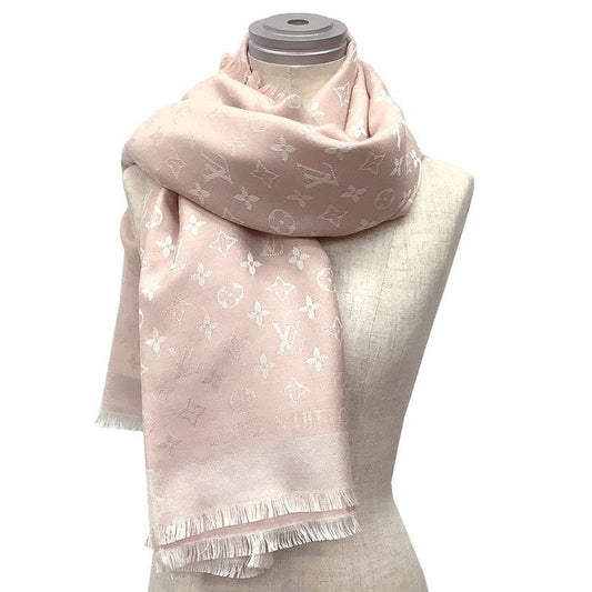 Louis Vuitton Shawl Monogram M72046 Large Shawl Pink Aq12003