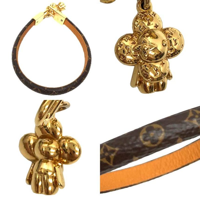 Louis Vuitton Bracelet Monogram Bracelet Vivienne M6773f Aq12082