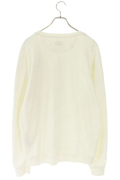 Fendi Fy0178 AKDO Zucca Pattern Terry Long Sleeve Cut And Sewn Men's XL