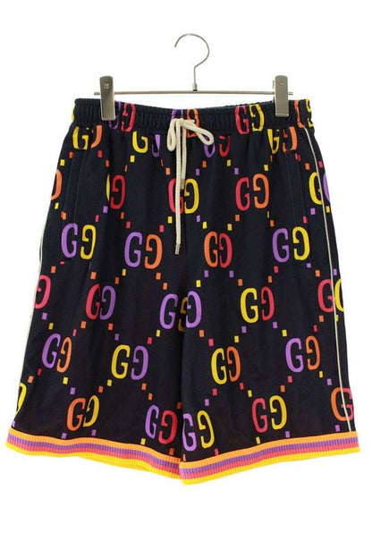 Gucci 701630 Xjelh Jumbo GG Technical Jersey Half Pants Men's XS