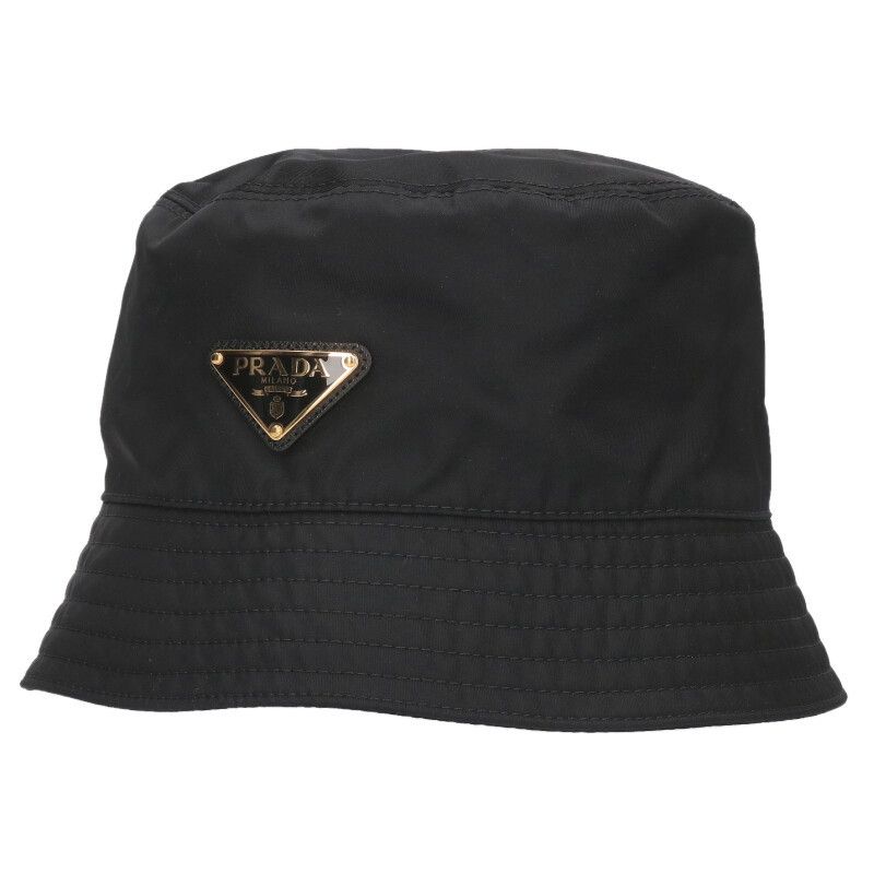 Prada 1hc137 Triangle Logo Nylon Hat Men's M