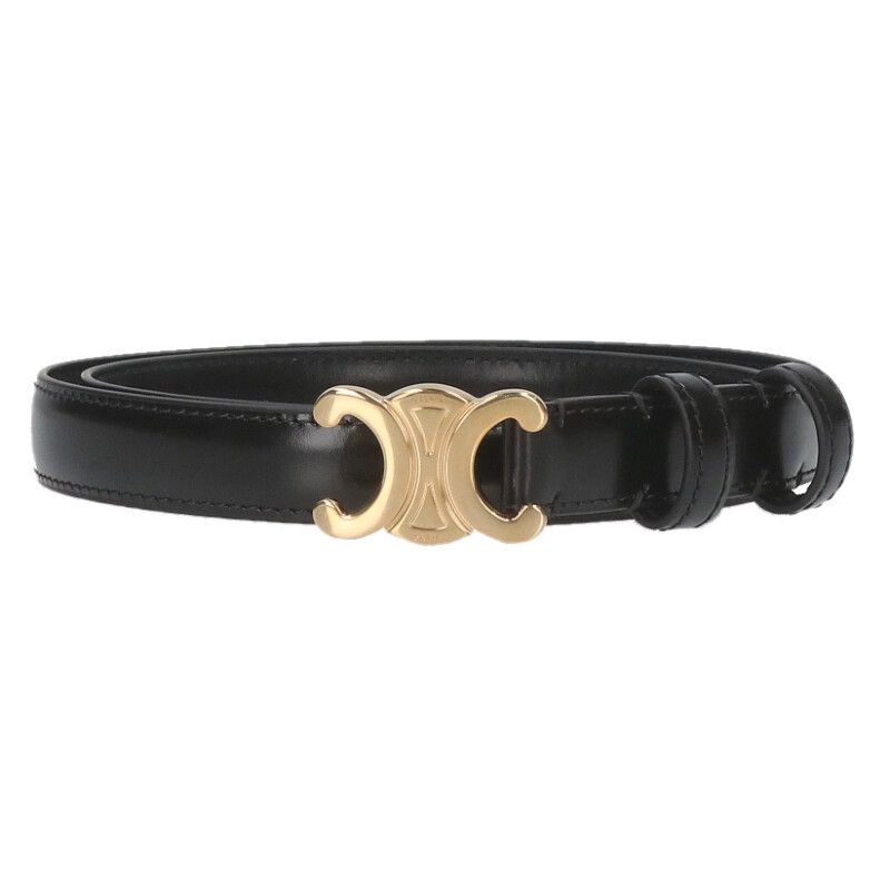 Celine Triomphe Leather Belt Men's 70