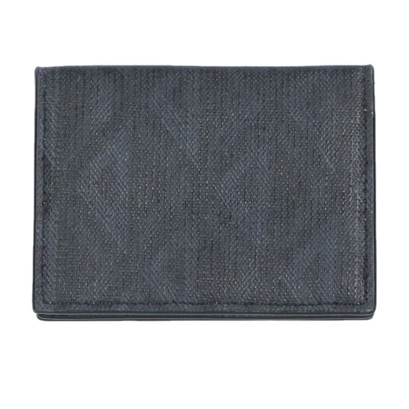 Dior Diamond Logo Leather Card Case Men's