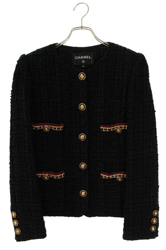 Chanel P71146v62492 Métiers D'art Tweed Jacket Women 34