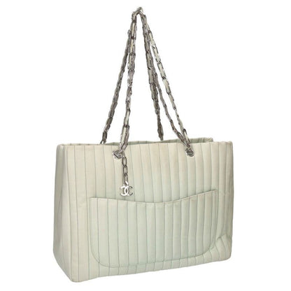 Chanel New Mademoiselle Lambskin Chain Tote Bag Women