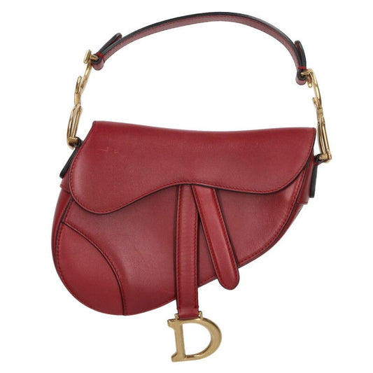 Christian Dior Saddle Calf Leather Handbag Women