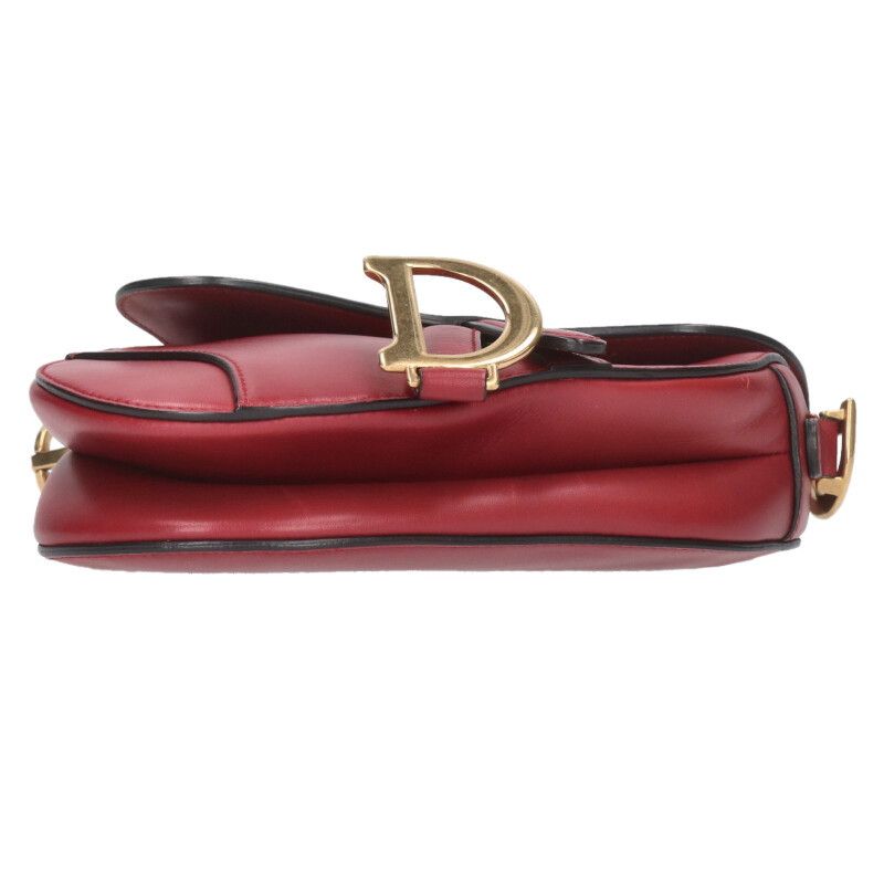 Christian Dior Saddle Calf Leather Handbag Women