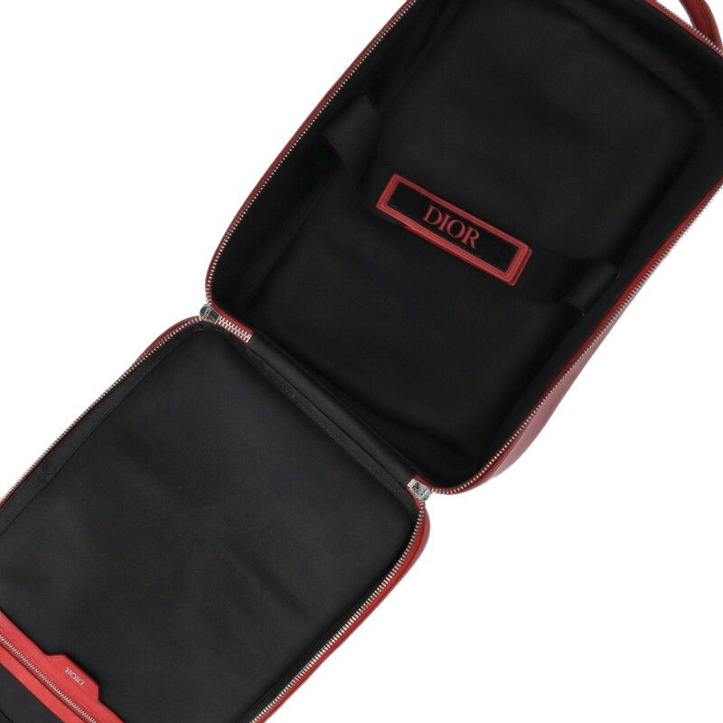 Dior World Tour Oblique All Over Leather Handbag Women