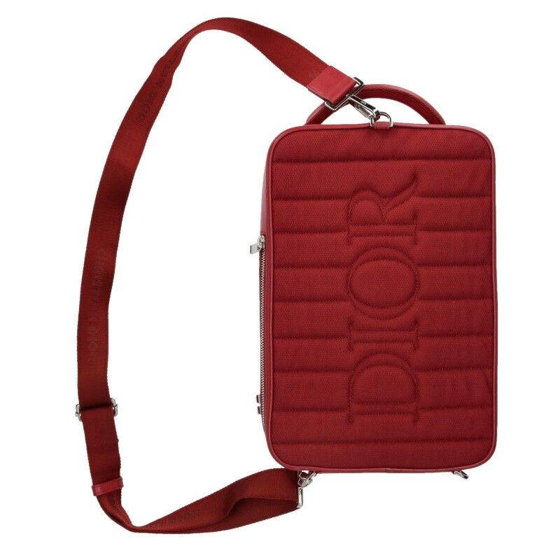 Dior World Tour Oblique All Over Leather Handbag Women