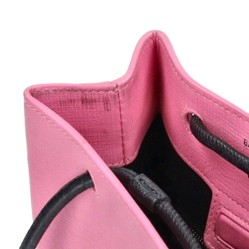 Balenciaga 572411 Shopping Tote XXS 2WAY Logo Leather Tote Shoulder Bag Women