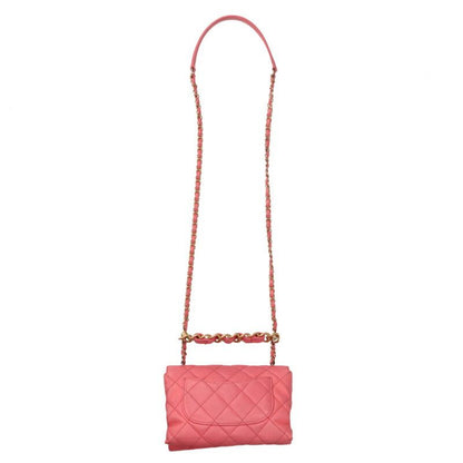 Chanel Matelasse Coco Mark Quilted Chain Shoulder Bag Women