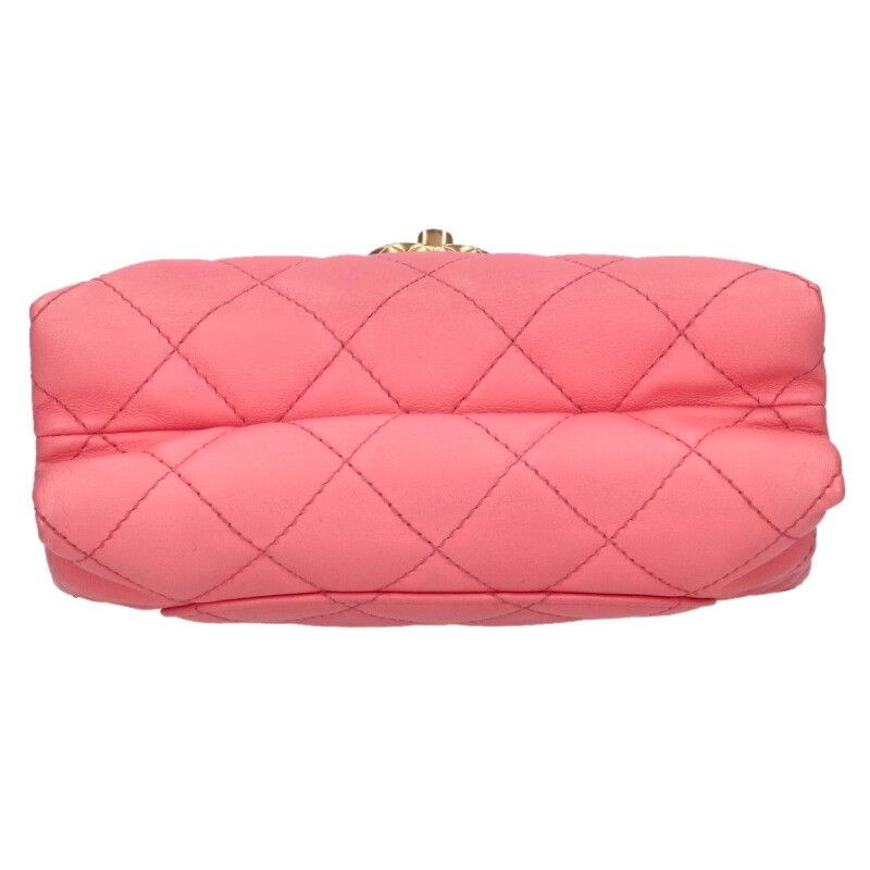 Chanel Matelasse Coco Mark Quilted Chain Shoulder Bag Women